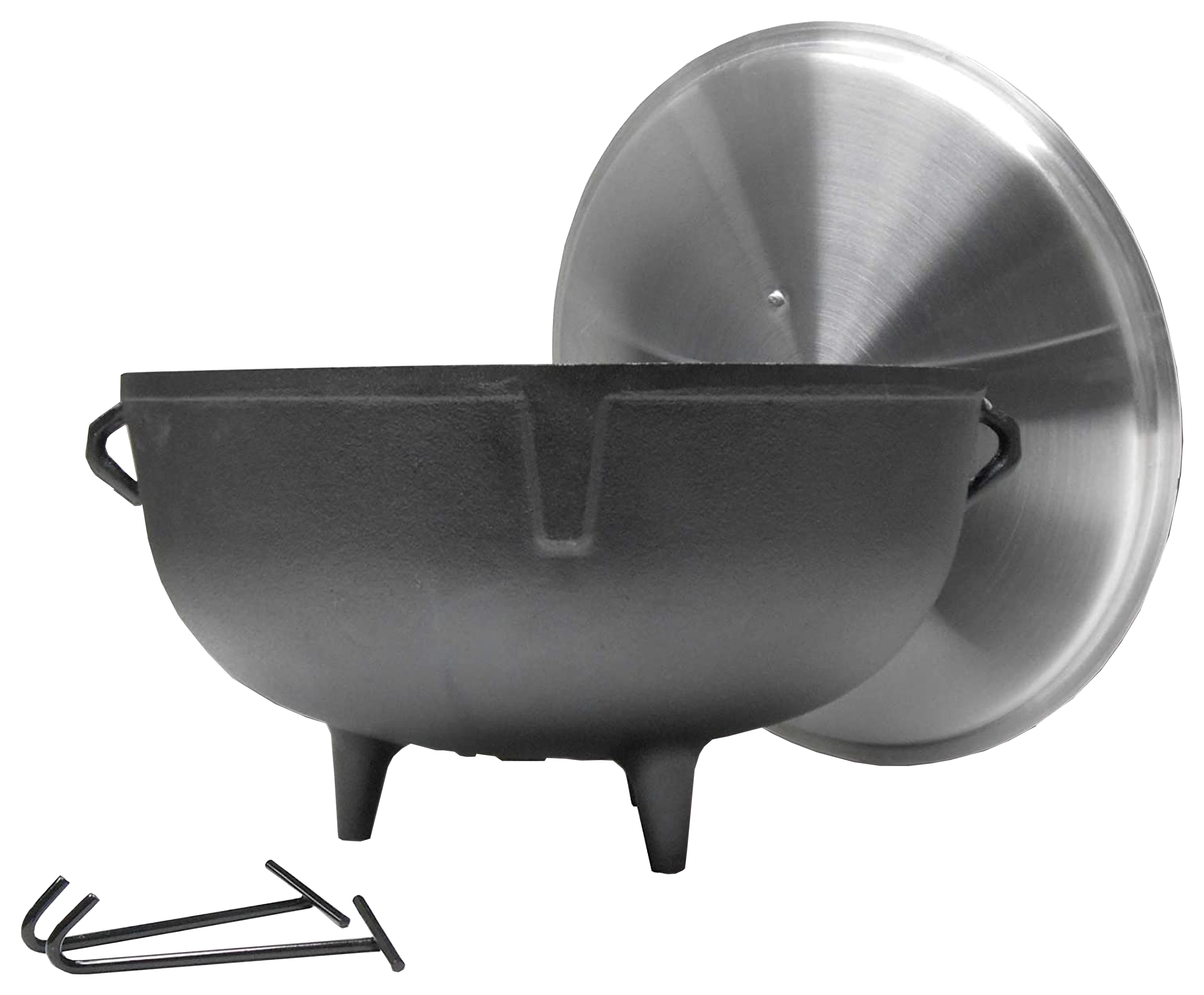 King Kooker PreSeasoned 5Gallon Cast Iron Jambalaya Pot with Feet and